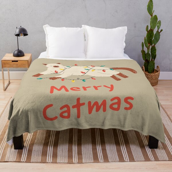Item preview, Merry Catmas Christmas Cat Funny Cat Pushing Christmas Tree Over designed and sold by HoneyHue.