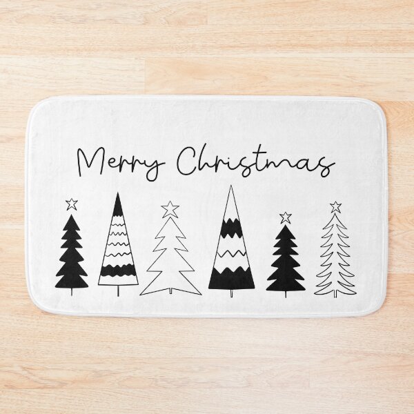 Item preview, Cute Merry Christmas trees - minimalist trees Christmas design designed and sold by Inktown.