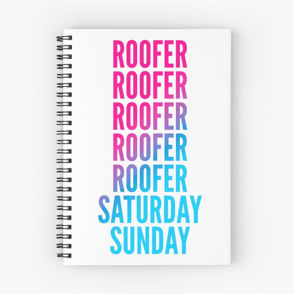 Item preview, Roofer work week for Roofers designed and sold by SVPOD.