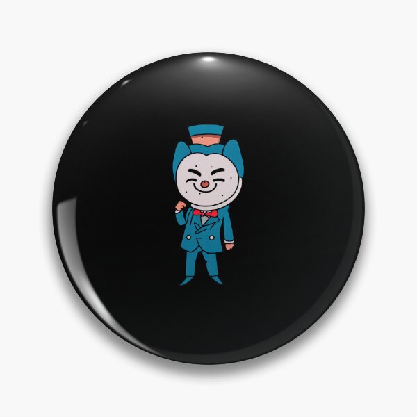 Item preview, Buffoon with clock face and elegant suit  designed and sold by omakamattiia.