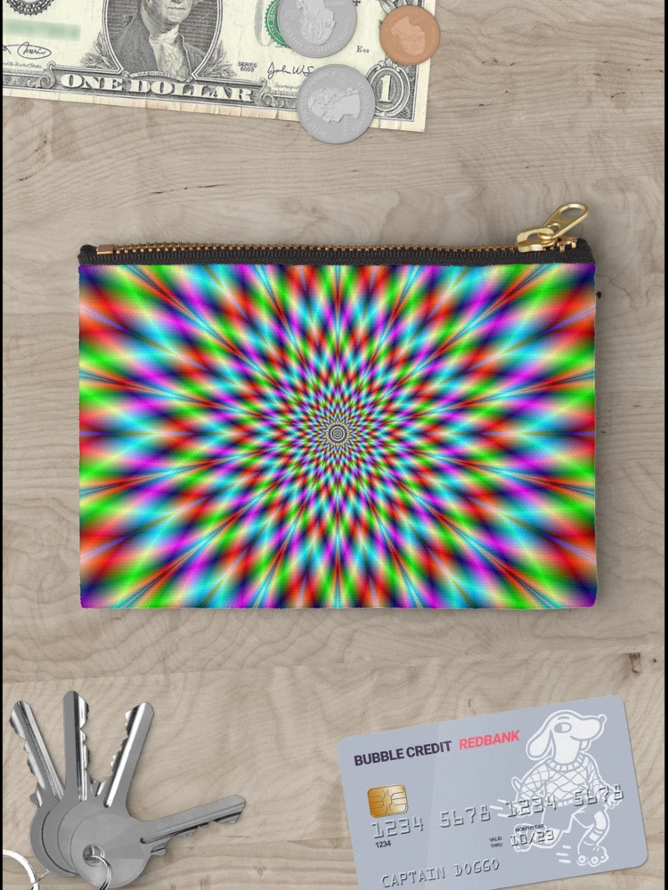 Thumbnail 3 of 4, Zipper Pouch, Neon Star Exploding designed and sold by Objowl.