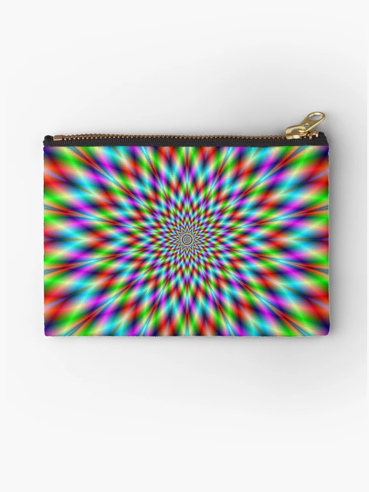 Thumbnail 1 of 4, Zipper Pouch, Neon Star Exploding designed and sold by Objowl.