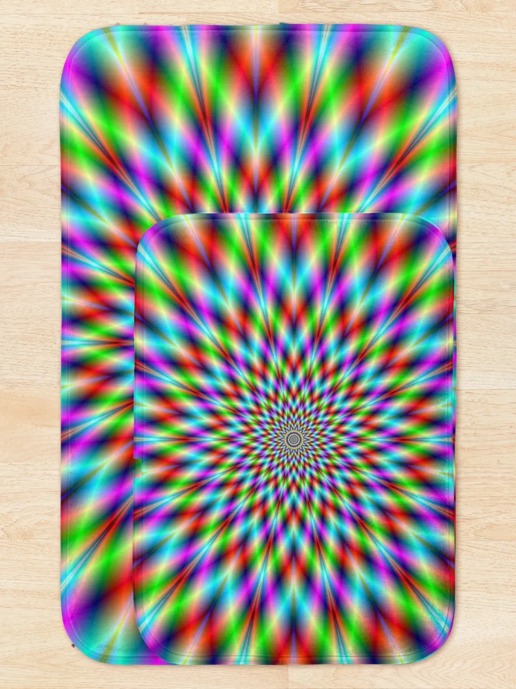 Thumbnail 5 of 6, Bath Mat, Neon Star Exploding  designed and sold by Objowl.