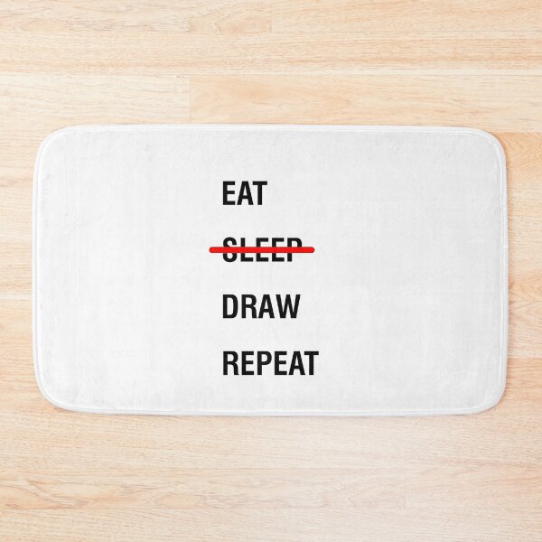 Item preview, Eat, NO Sleep, Draw and Repeat - Architecture quote designed and sold by SLGA-Designs.