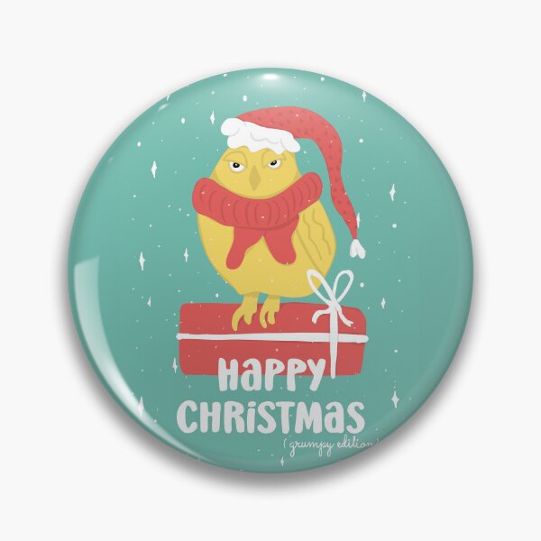 Item preview, Happy Christmas - Grumpy Edition -  Owls Greetings collection - GYR designed and sold by MaddaMom.
