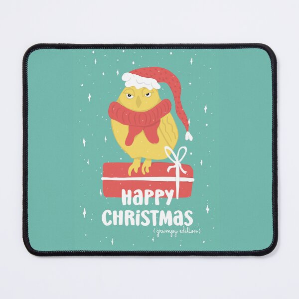 Item preview, Happy Christmas - Grumpy Edition -  Owls Greetings collection - GYR designed and sold by MaddaMom.