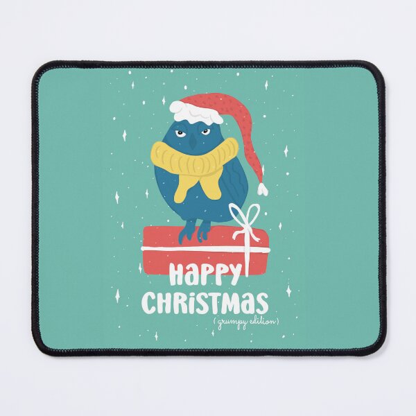 Item preview, Happy Christmas - Grumpy Edition - Owls Greetings collection - GBR designed and sold by MaddaMom.