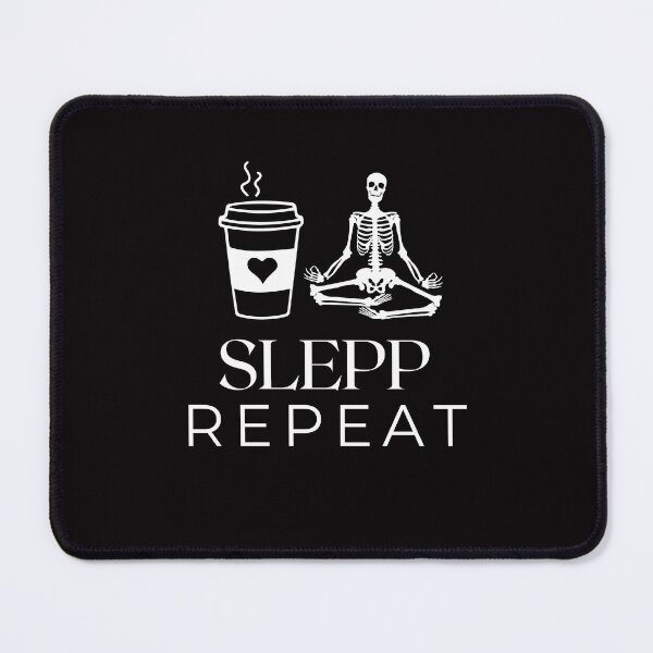 Item preview, Coffee Yoga Sleep Repeat Yoga and Coffee Essential T-Shirt designed and sold by redpalaceark.