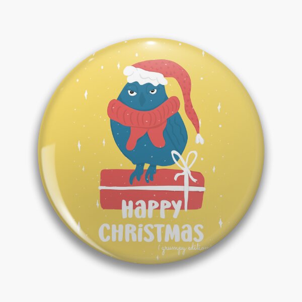 Item preview, Happy Christmas - Grumpy Edition -  Owls Greetings collection - GBR designed and sold by MaddaMom.
