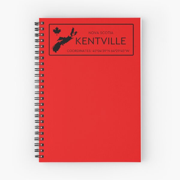 Item preview, Kentville Nova Scotia Canada Atlantic Canada Coordinates designed and sold by CraftwithNadia.