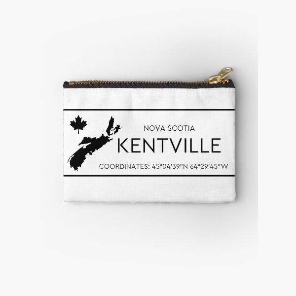 Item preview, Kentville Nova Scotia Canada Atlantic Canada Coordinates designed and sold by CraftwithNadia.
