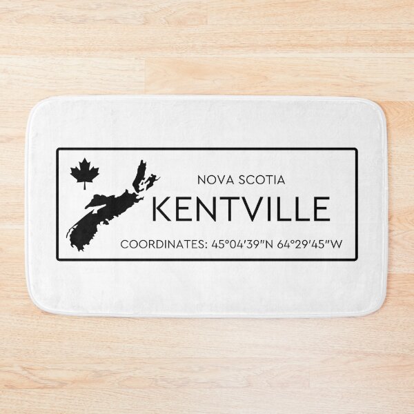 Item preview, Kentville Nova Scotia Canada Atlantic Canada Coordinates designed and sold by CraftwithNadia.