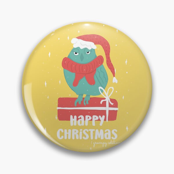 Item preview, Happy Christmas - Grumpy Edition -  Owls Greetings collection - YBR designed and sold by MaddaMom.
