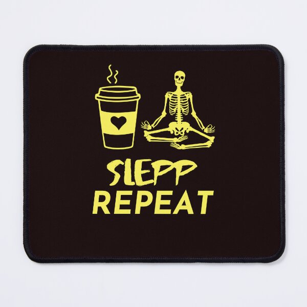 Item preview, Coffee Yoga Sleep Repeat Yoga and Coffee Essential T-Shirt designed and sold by redpalaceark.