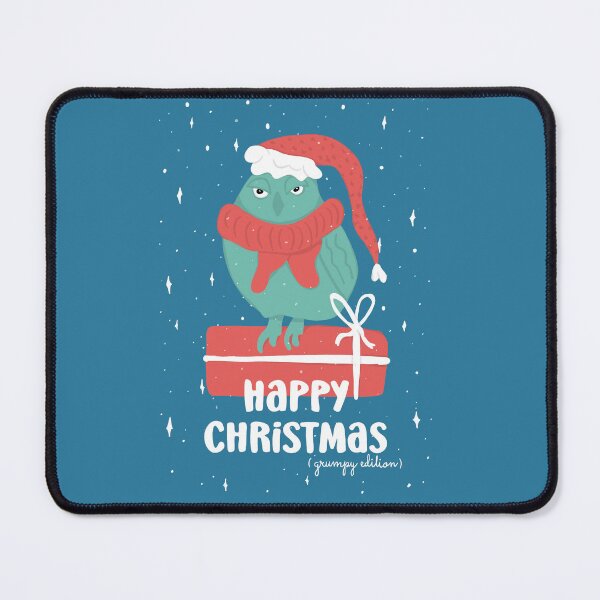 Item preview, Happy Christmas - Grumpy Edition -  Owls Greetings collection - BGR designed and sold by MaddaMom.
