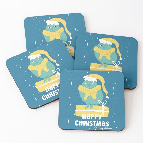 Item preview, Happy Christmas - Grumpy Edition -  Owls Greetings collection - BGR designed and sold by MaddaMom.
