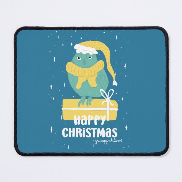 Item preview, Happy Christmas - Grumpy Edition -  Owls Greetings collection - BGR designed and sold by MaddaMom.