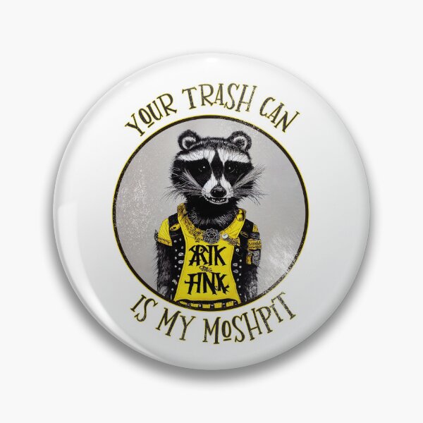 Item preview, Bote de basura Moshpit designed and sold by NoArtNoJoy.
