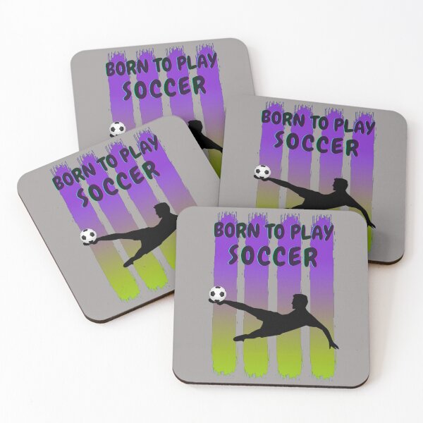 Item preview, Born to play soccer designed and sold by AspectArtWorks.