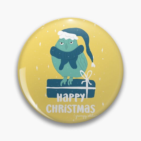 Item preview, Happy Christmas - Grumpy Edition -  Owls Greetings collection - YBG designed and sold by MaddaMom.