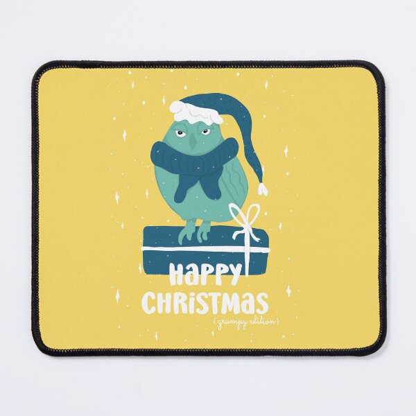 Item preview, Happy Christmas - Grumpy Edition -  Owls Greetings collection - YBG designed and sold by MaddaMom.
