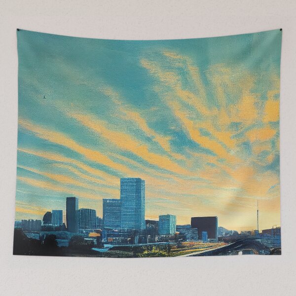Item preview, Des Moines. Painting  designed and sold by ComicsFactory.