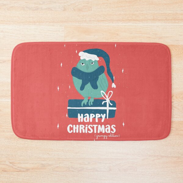 Item preview, Happy Christmas - Grumpy Edition -  Owls Greetings collection - YBG designed and sold by MaddaMom.