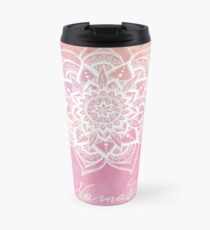 Namaste - Rose Quartz Travel Mug