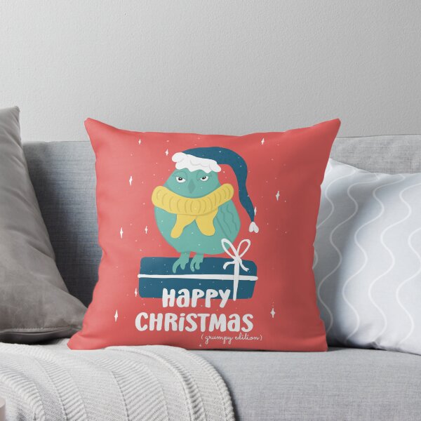 Item preview, Happy Christmas - Grumpy Edition -  Owls Greetings collection - YBG designed and sold by MaddaMom.
