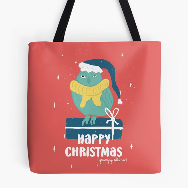 Item preview, Happy Christmas - Grumpy Edition -  Owls Greetings collection - YBG designed and sold by MaddaMom.