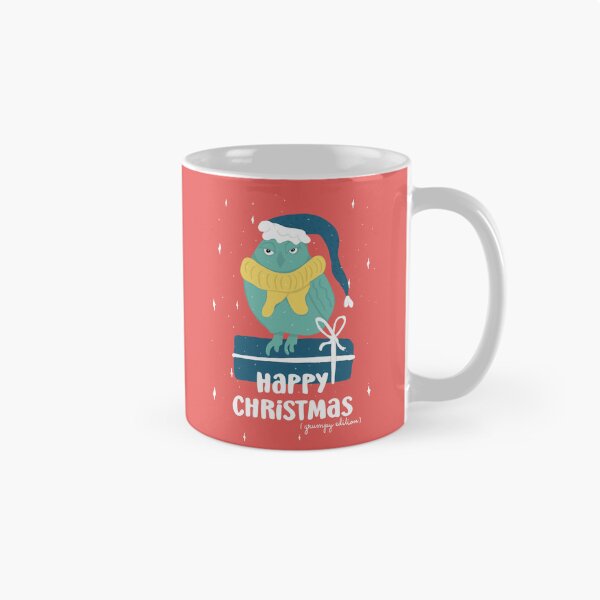 Item preview, Happy Christmas - Grumpy Edition -  Owls Greetings collection - YBG designed and sold by MaddaMom.