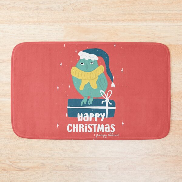 Item preview, Happy Christmas - Grumpy Edition -  Owls Greetings collection - YBG designed and sold by MaddaMom.