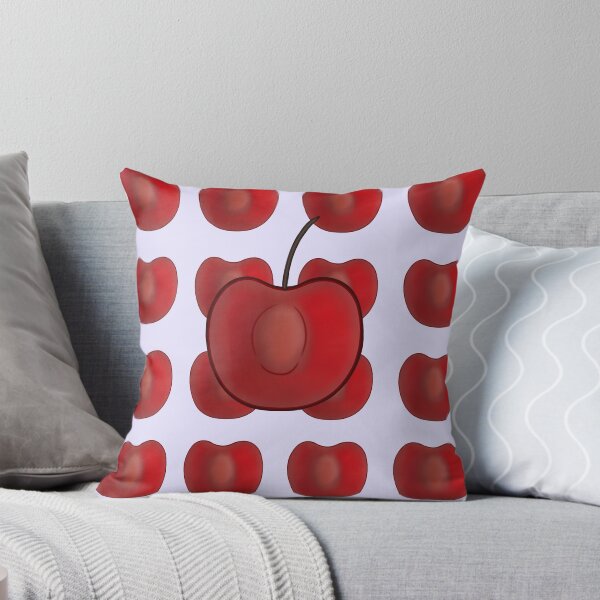 Item preview, Cute Plums Pattern with Big Plum  designed and sold by TheFoxyWolfShop.