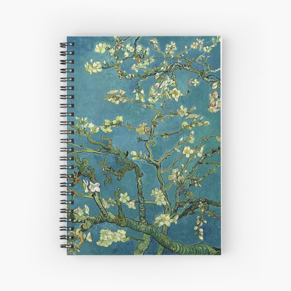 Van Gogh Almond Blossoms Spiral Notebook