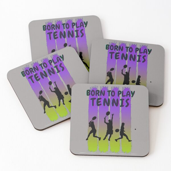 Item preview, Born to play tennis designed and sold by AspectArtWorks.