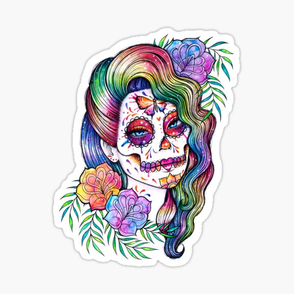 Daydreamer | Sugar Skull Girl Sticker