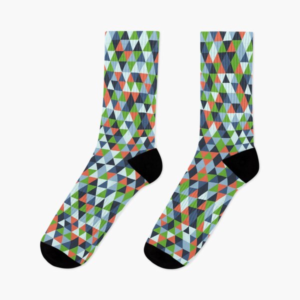 Item preview, Geometric Triangles - Subdued Colors designed and sold by MtWoodsonSales.