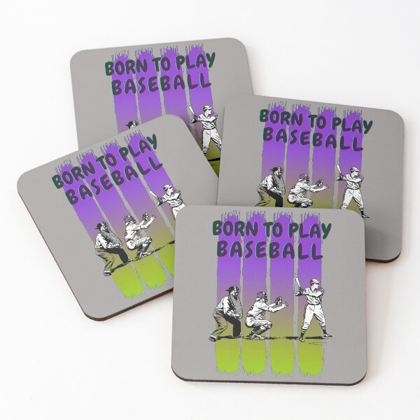 Item preview, Born to play baseball designed and sold by AspectArtWorks.