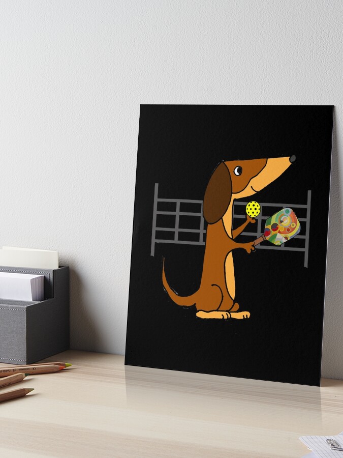 2024 dachshund, dog, baseball, sports, ball club, CANVAS, dog art, game room, sports fan custom art