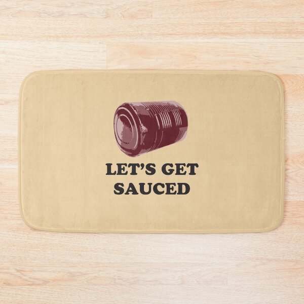 Item preview, Let’s Get Sauced – Cranberry Sauce Can Shape Humor Design designed and sold by hitechmom.