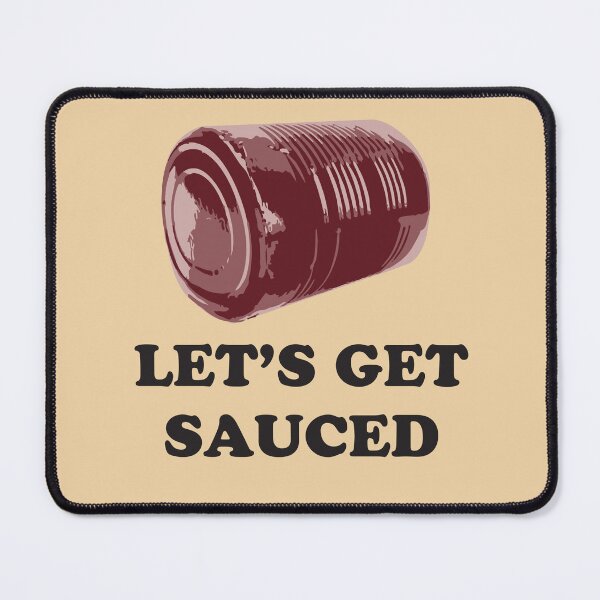 Item preview, Let’s Get Sauced – Cranberry Sauce Can Shape Humor Design designed and sold by hitechmom.