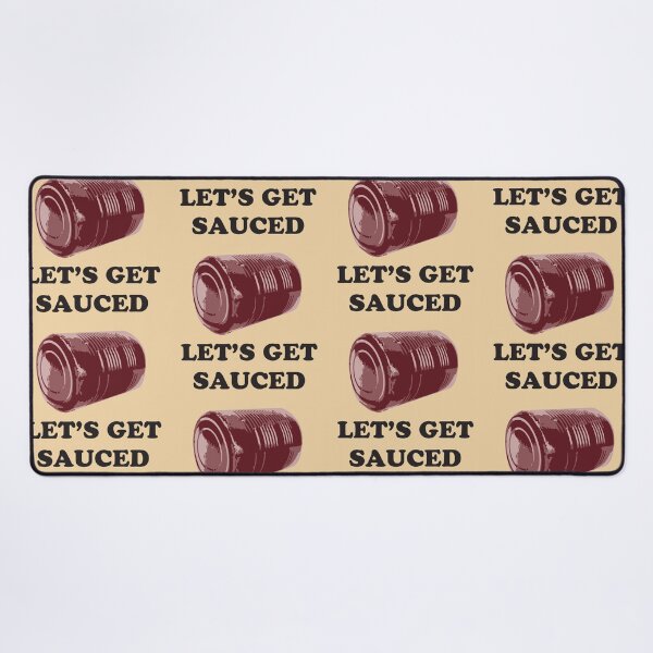 Item preview, Let’s Get Sauced – Cranberry Sauce Can Shape Humor Design designed and sold by hitechmom.