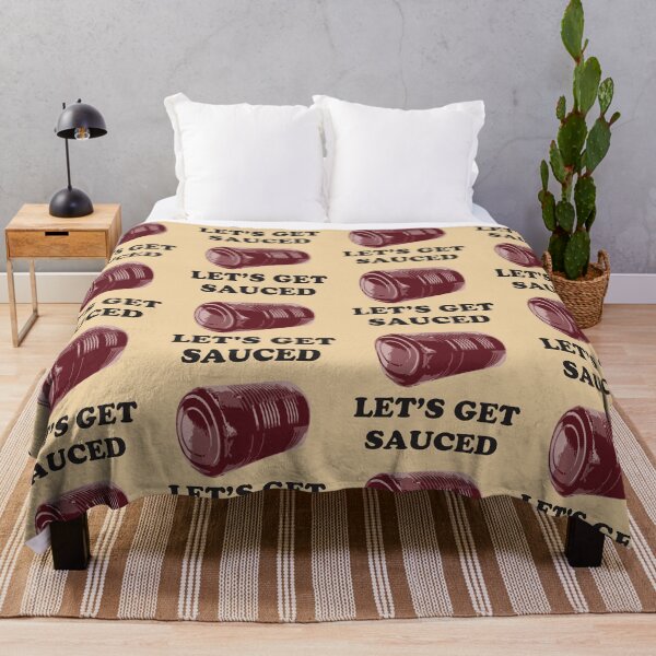 Item preview, Let’s Get Sauced – Cranberry Sauce Can Shape Humor Design designed and sold by hitechmom.