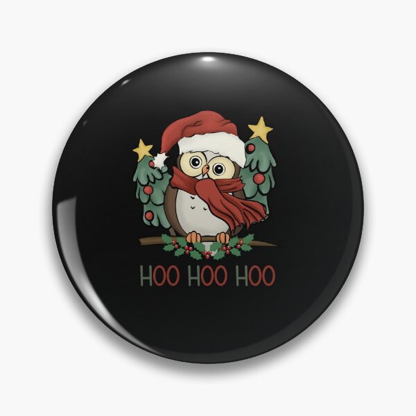 Item preview, Cute Christmas Hoo Owl designed and sold by HappyLifeCreate.