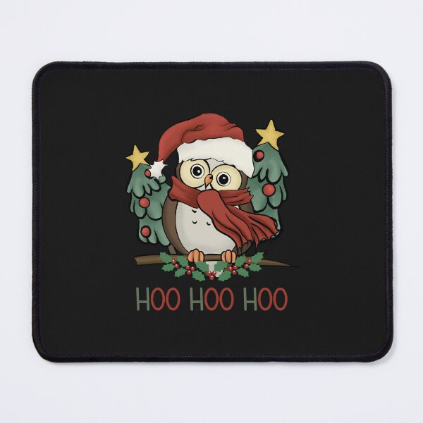 Artikelvorschau, Niedliche Weihnachts-Uhu-Eule entworfen und verkauft von HappyLifeCreate.
