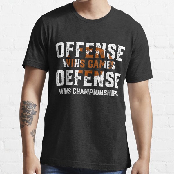 Offense Wins Games Defense Wins Championships - Funny Football Shirts Long  Sleeve T Shirt by mrsmitful