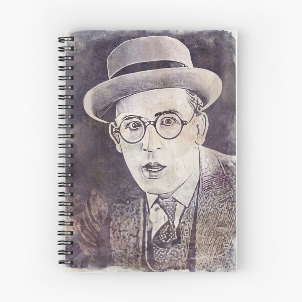 Item preview, Harold Lloyd Art - watercolor vintage - D3 designed and sold by DecoVintage.