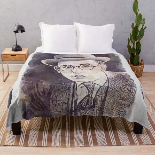 Item preview, Harold Lloyd Art - watercolor vintage - D3 designed and sold by DecoVintage.