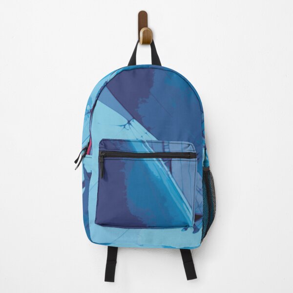 Item preview, Abstract Blue Sailboat Sailing and Red Accent designed and sold by Nonshape.