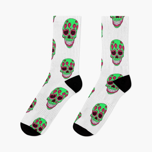 Item preview, Strawberry Skull Design Día de los Muertos designed and sold by StickerBird.